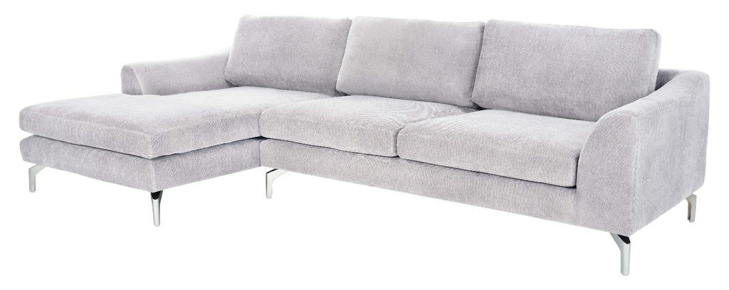 Safavieh Couture Nicholsen Modern Sofa - Grey / Silver