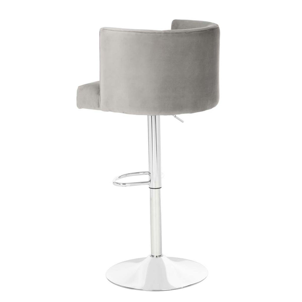 Safavieh Couture Zayna Adjustable Barstool - Light Gray