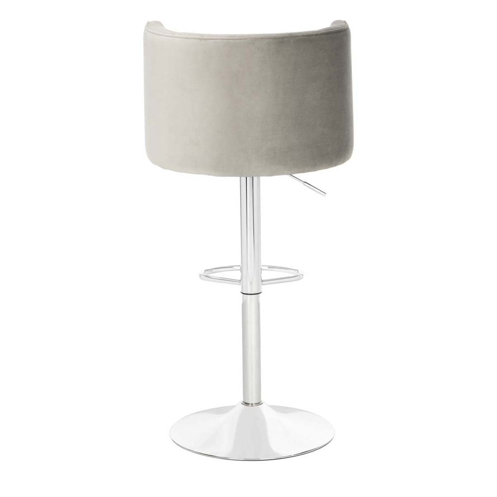 Safavieh Couture Zayna Adjustable Barstool - Light Gray