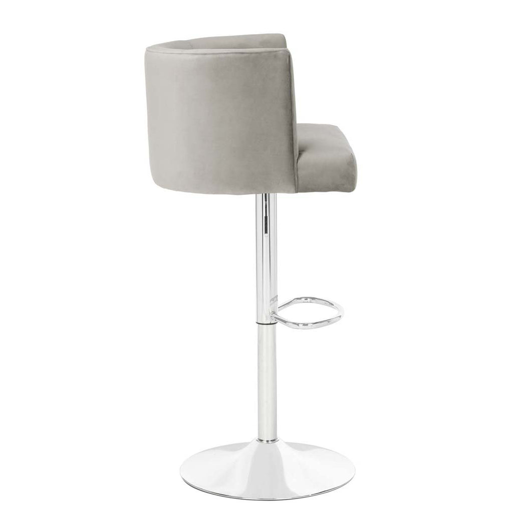 Safavieh Couture Zayna Adjustable Barstool - Light Gray