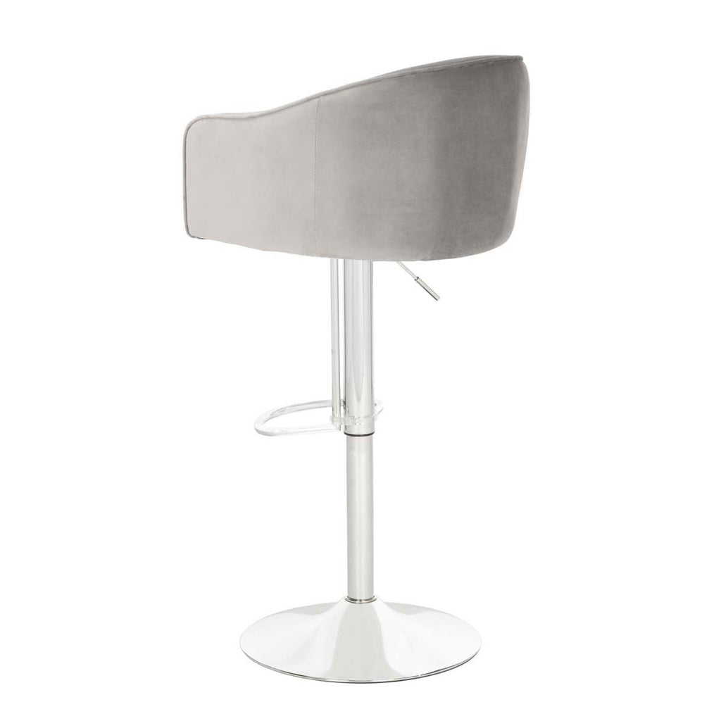 Safavieh Couture Ellsworth Adjustable Barstool - Light Gray