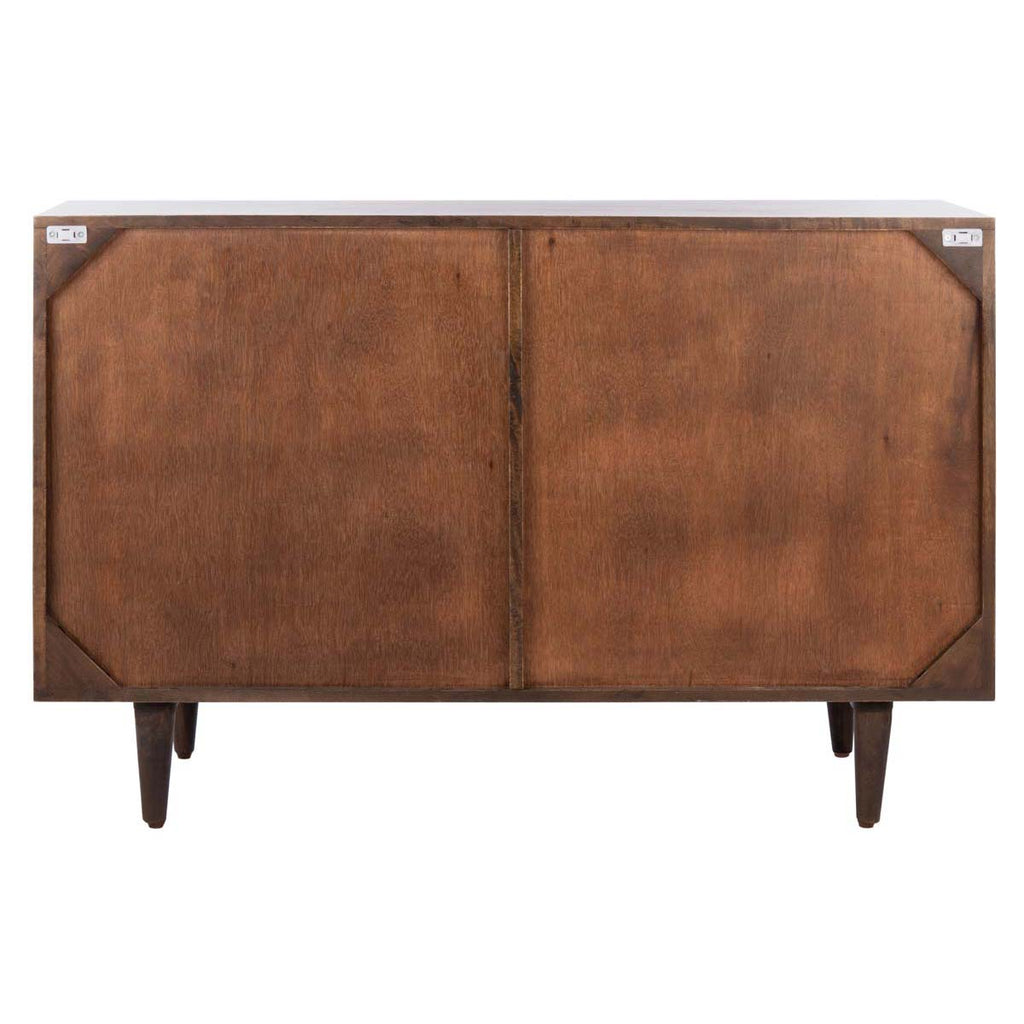 Safavieh Zinnia 6 Drawer Dresser-Walnut