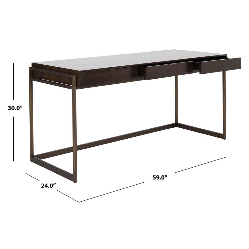 Safavieh Couture Genevieve 3-Drawer Writing Desk - Writing