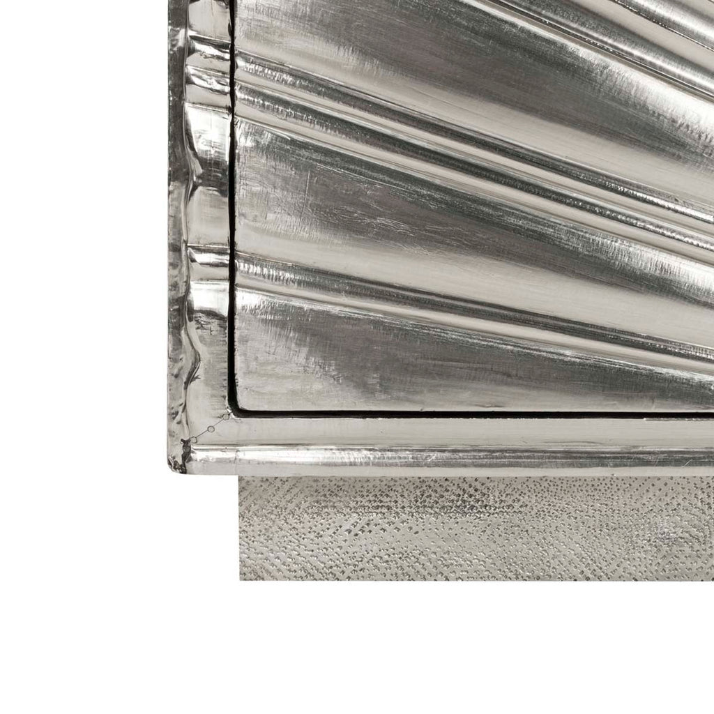 Safavieh Couture Sylas Sunburst 3-Door Sideboard - Silver
