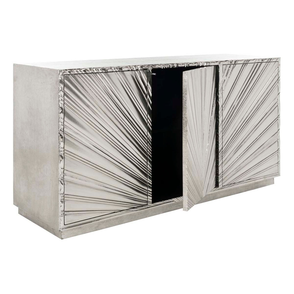 Safavieh Couture Sylas Sunburst 3-Door Sideboard - Silver