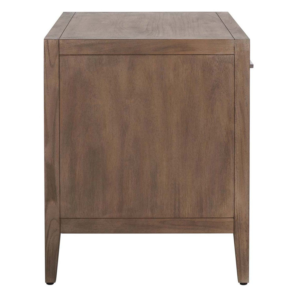 Safavieh Ariella 1 Drawer Wood Nightstand - Light Brown