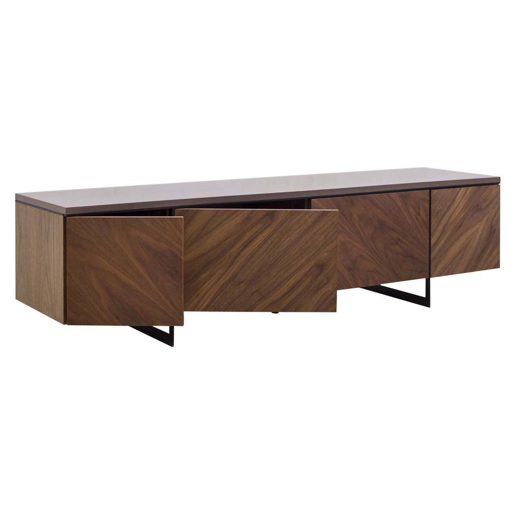 Safavieh Couture Archie Chevron Tv Stand - Walnut