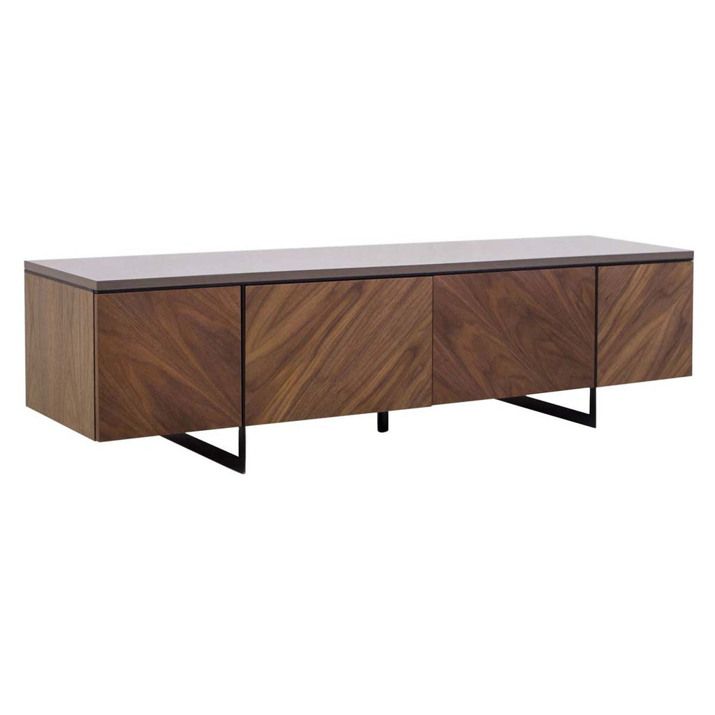 Safavieh Couture Archie Chevron Tv Stand - Walnut