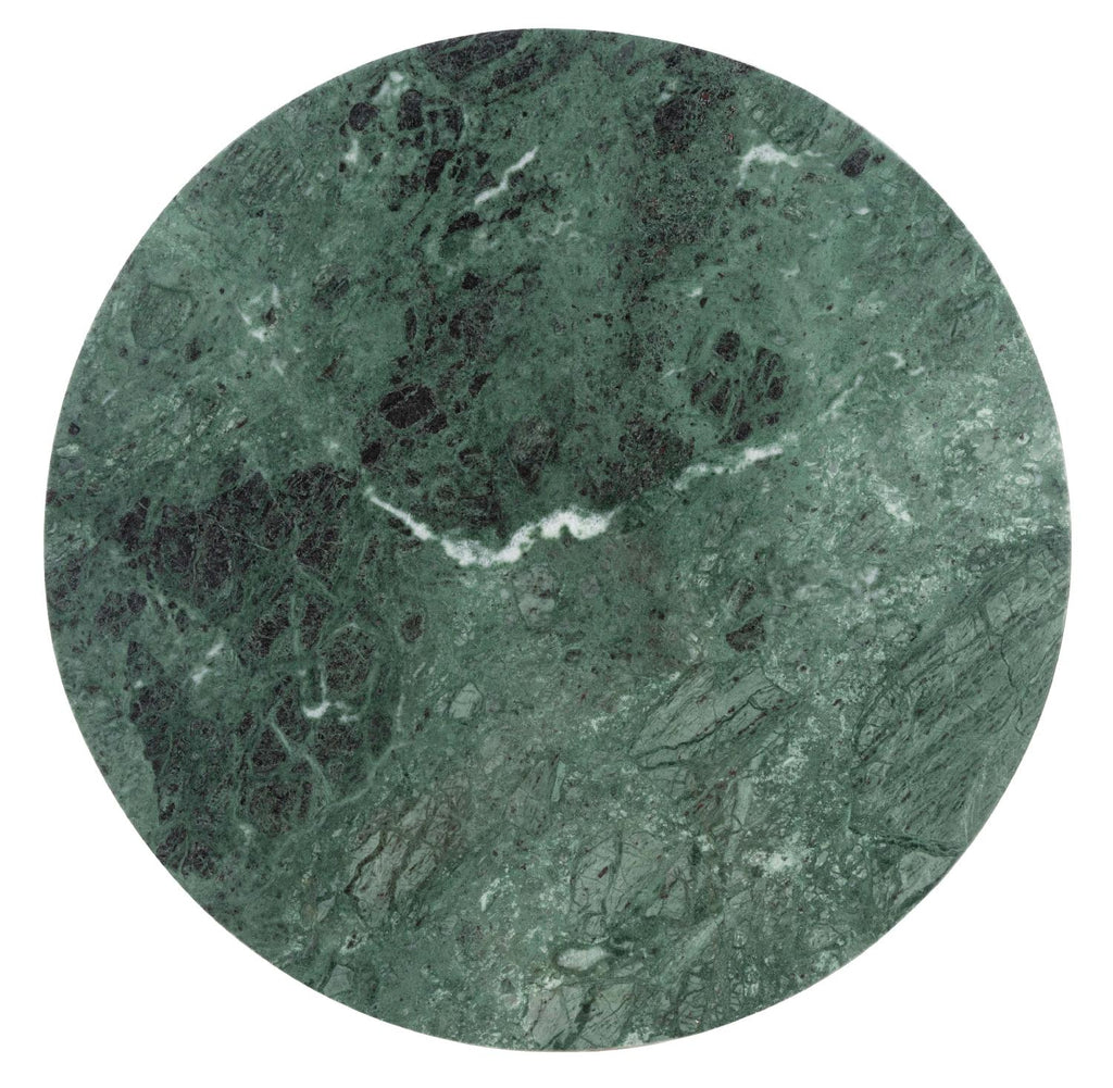 Safavieh Couture Valentia Round Marble Accent Table -  Green