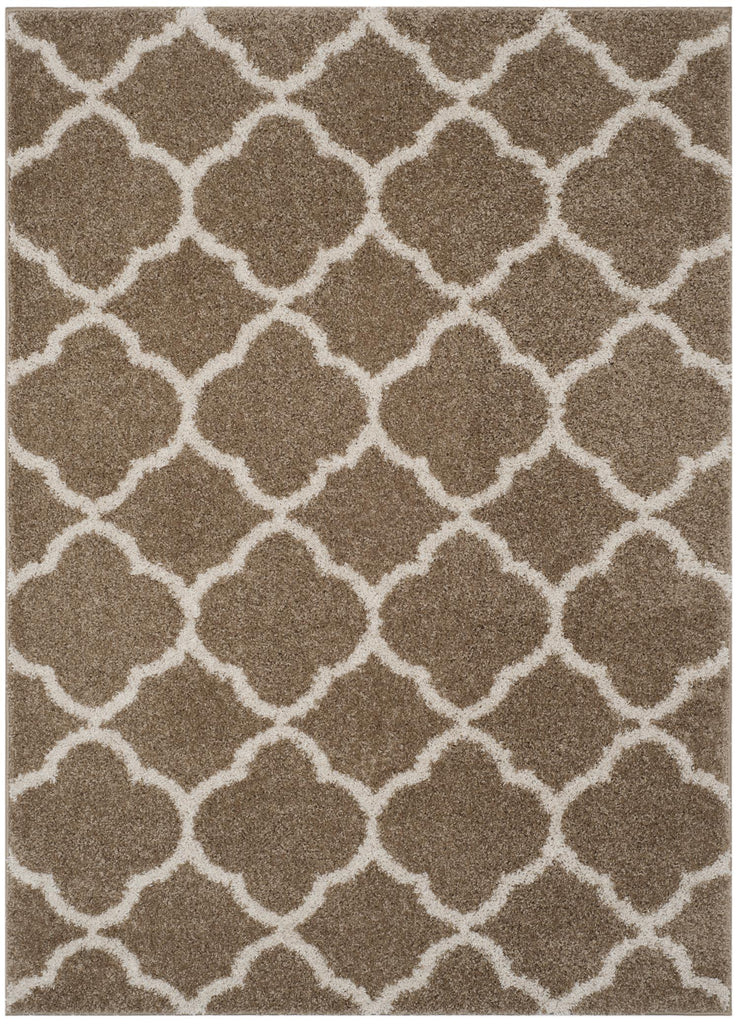 Geometric Area Rug, SG168A, 120 X 180 cm in Dark Beige / Ivory