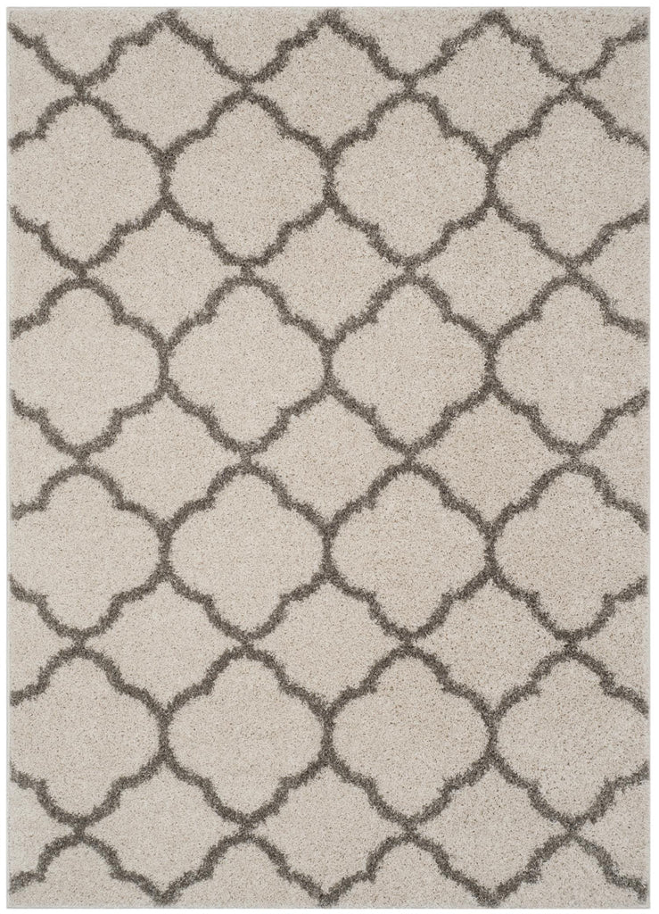 Geometric Area Rug, SG168B, 120 X 180 cm in Ivory / Grey