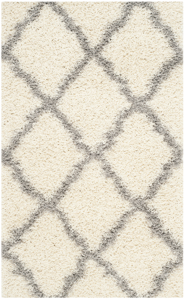 Safavieh Dallas Shag Rug Collection SGD257F - Ivory / Grey