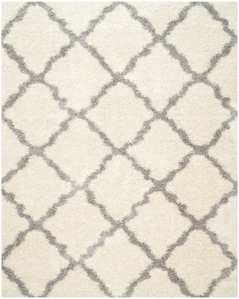 Safavieh Dallas Shag Rug Collection SGD257F - Ivory / Grey