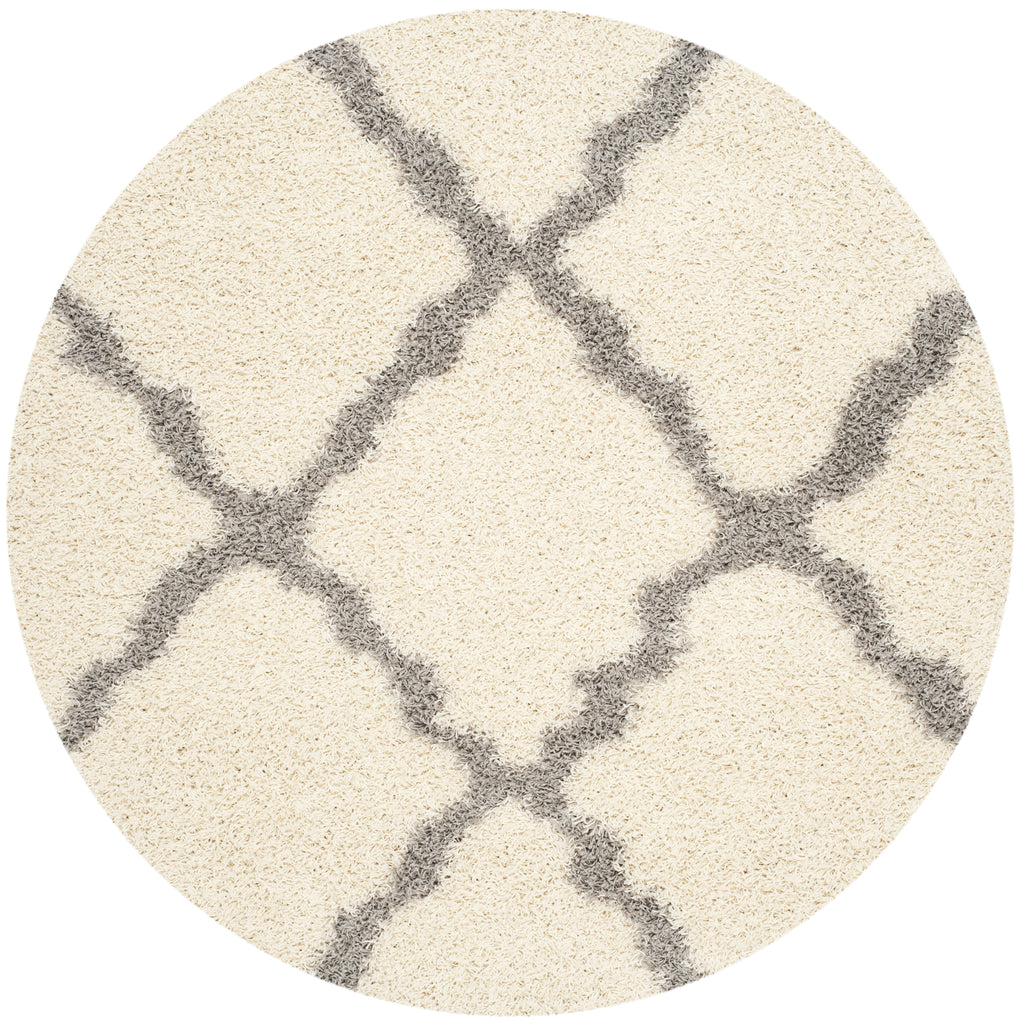 Safavieh Dallas Shag Rug Collection SGD257F - Ivory / Grey