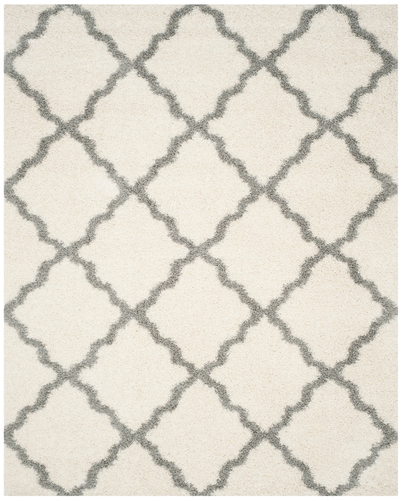 Safavieh Dallas Shag Rug Collection SGD257F - Ivory / Grey