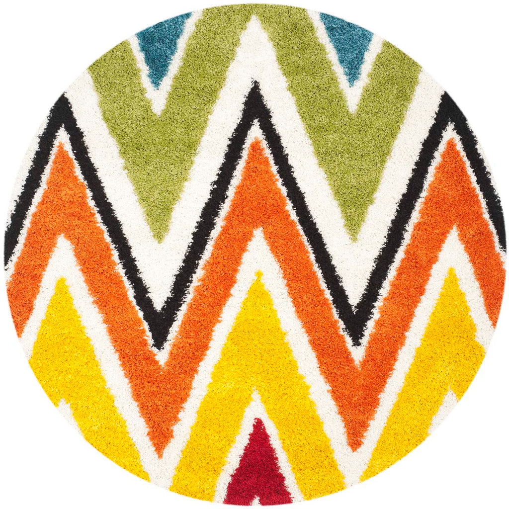 Safavieh Sgk-Shag Kids Rug Collection SGK567A - Ivory / Multi