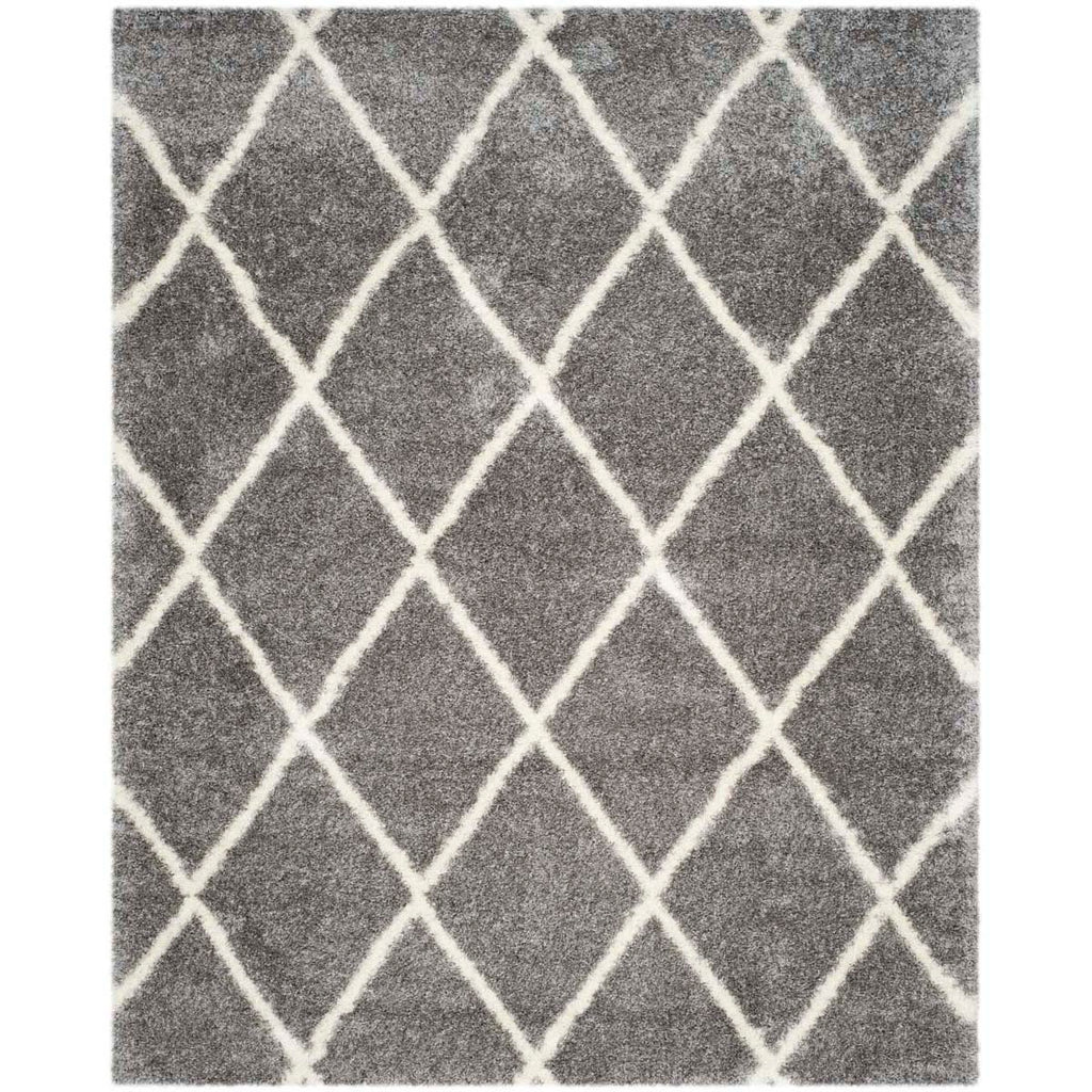 Safavieh Sgm-Montreal Shag Rug Collection SGM831D - Grey / Ivory