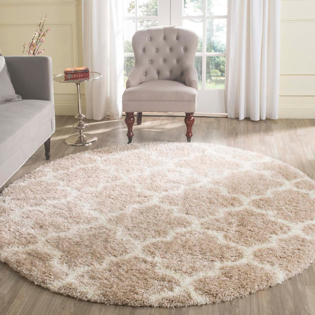 Safavieh Sgm-Montreal Shag Rug Collection SGM832C - Beige / Ivory