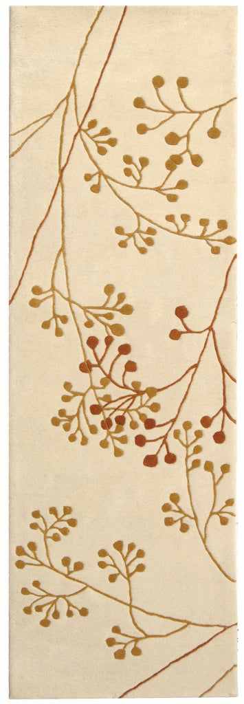 Safavieh Soho Rug Collection: SOH305B - Ivory / Orange