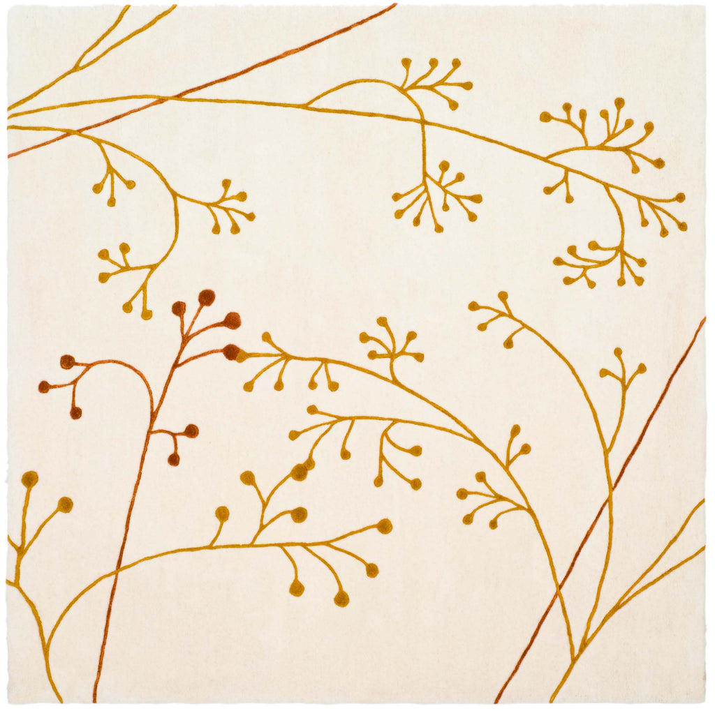 Safavieh Soho Rug Collection: SOH305B - Ivory / Orange