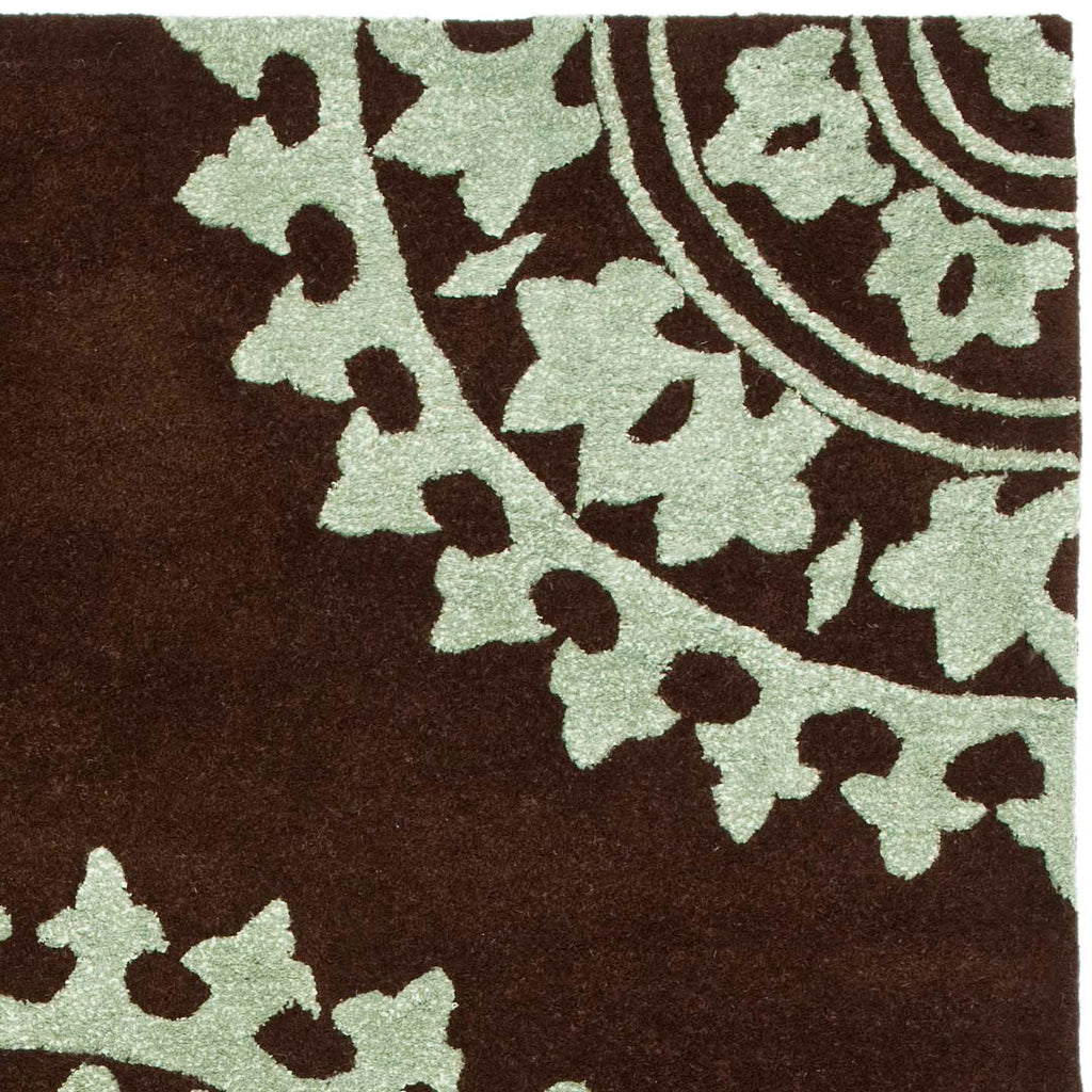 Pattern Area Rug, SOH732C, 160 X 230 cm in Brown / Teal