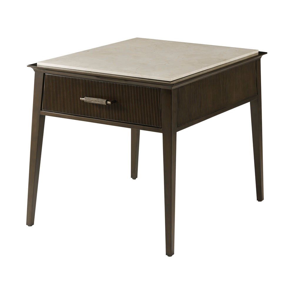 Lido Drawer Side Table | Theodore Alexander - TA50099.C305