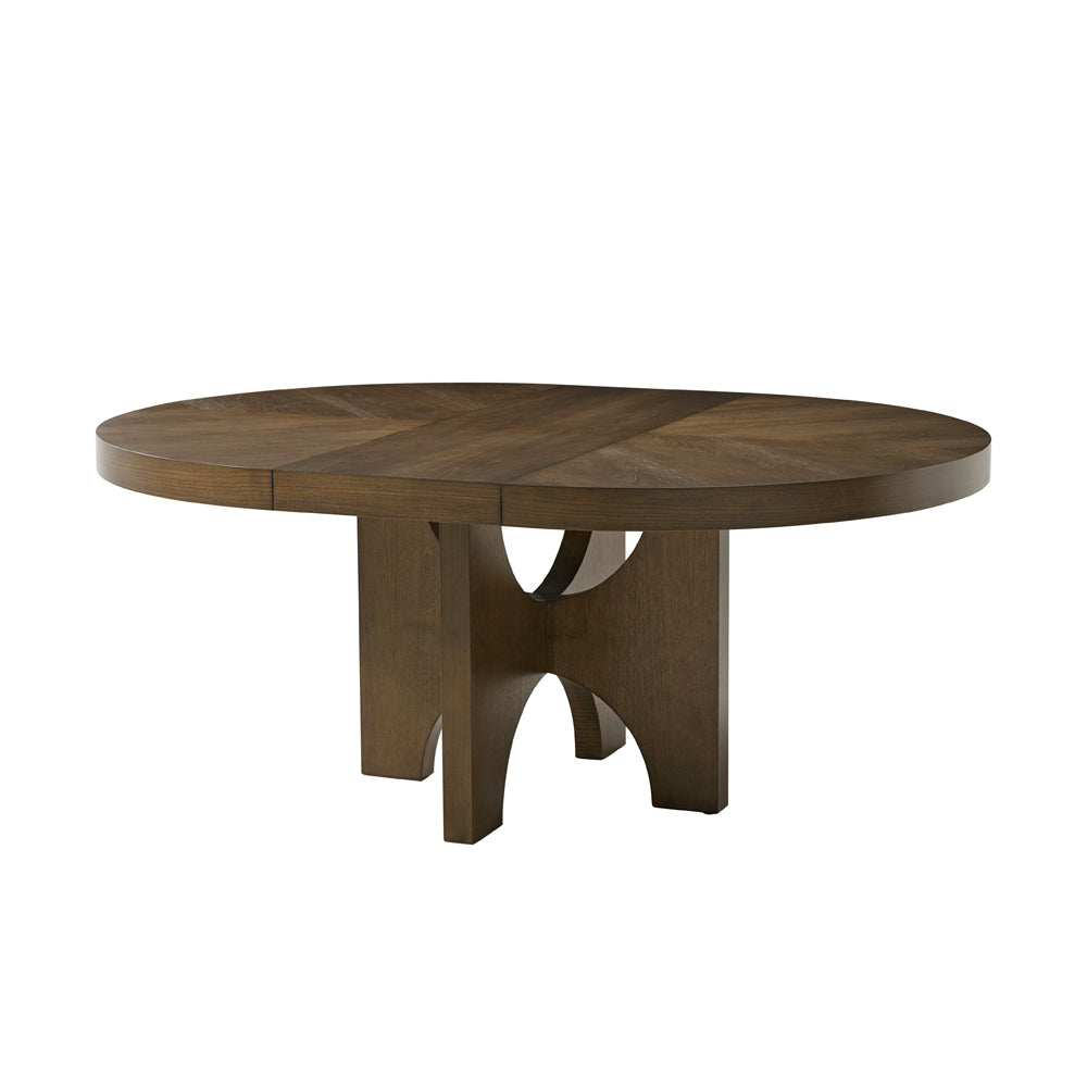 Catalina Extending Round Dining Table | Theodore Alexander - TA54026.C301