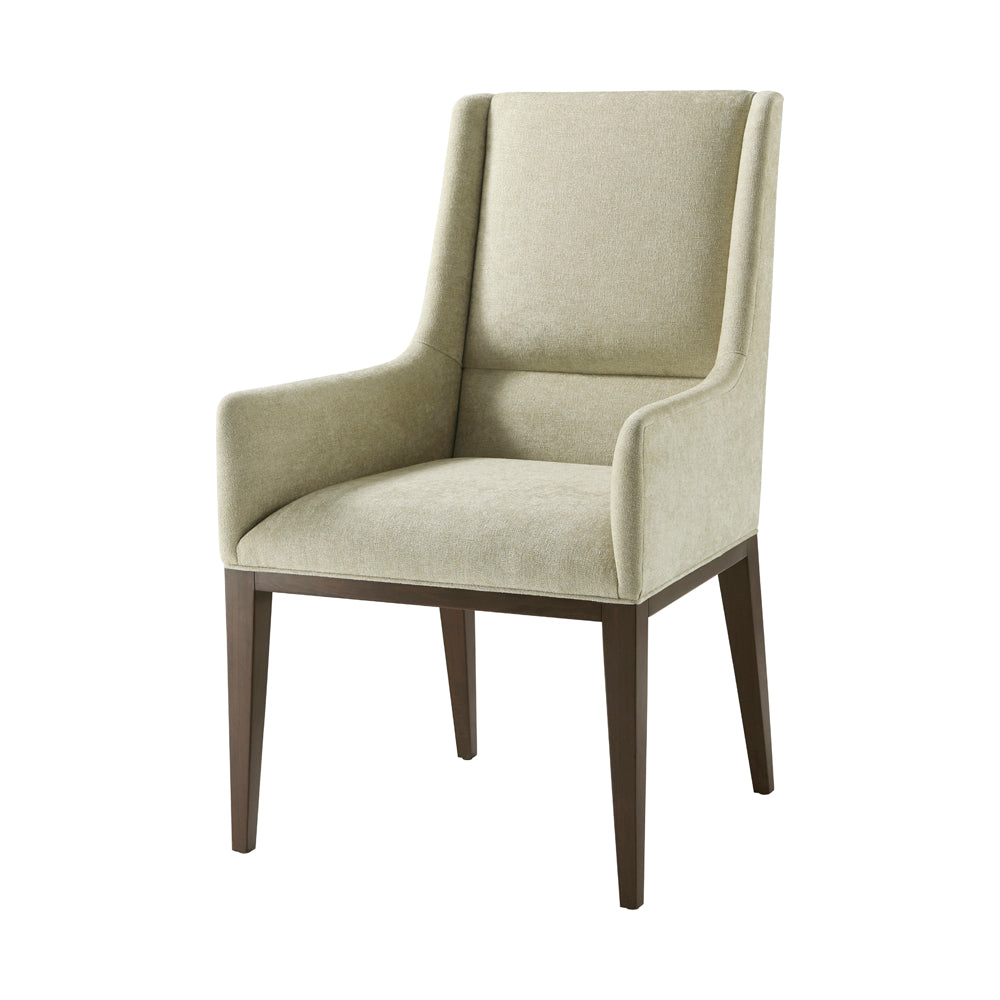 Lido Upholstered Dining Arm Chair | Theodore Alexander - TAS41006.1CIF