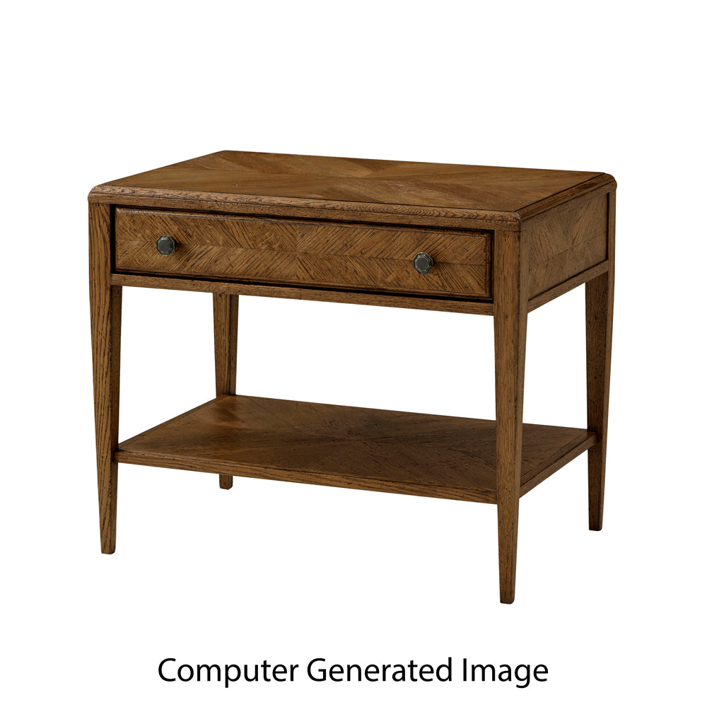 Nova Drawer Side Table | Theodore Alexander - TAS50081.C254