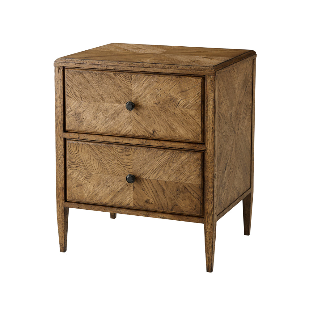 Nova Two Drawers Night Stand | Theodore Alexander - TAS60041.C253