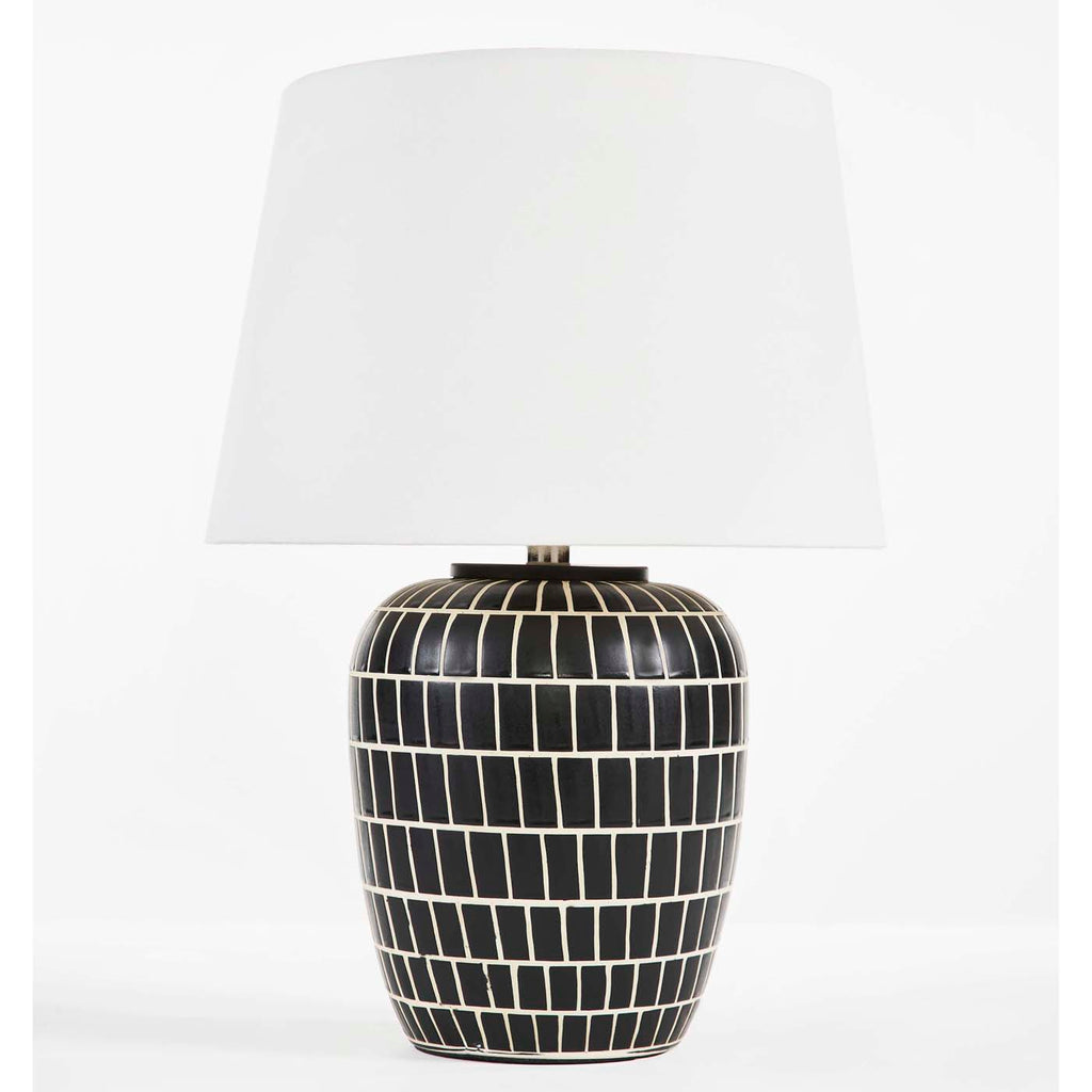 Aela Table Lamp  | Safavieh - TBL2000 - Black