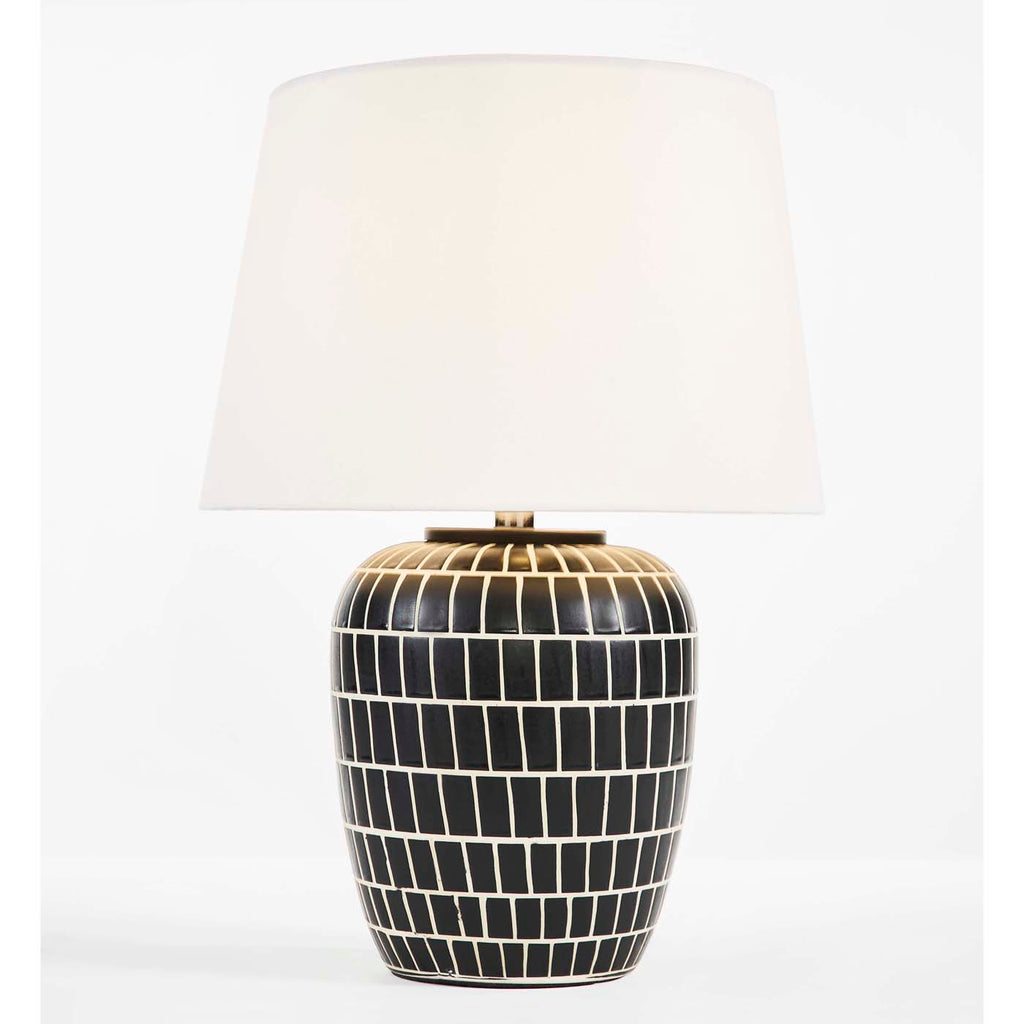 Aela Table Lamp  | Safavieh - TBL2000 - Black