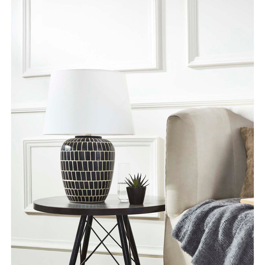 Aela Table Lamp  | Safavieh - TBL2000 - Black