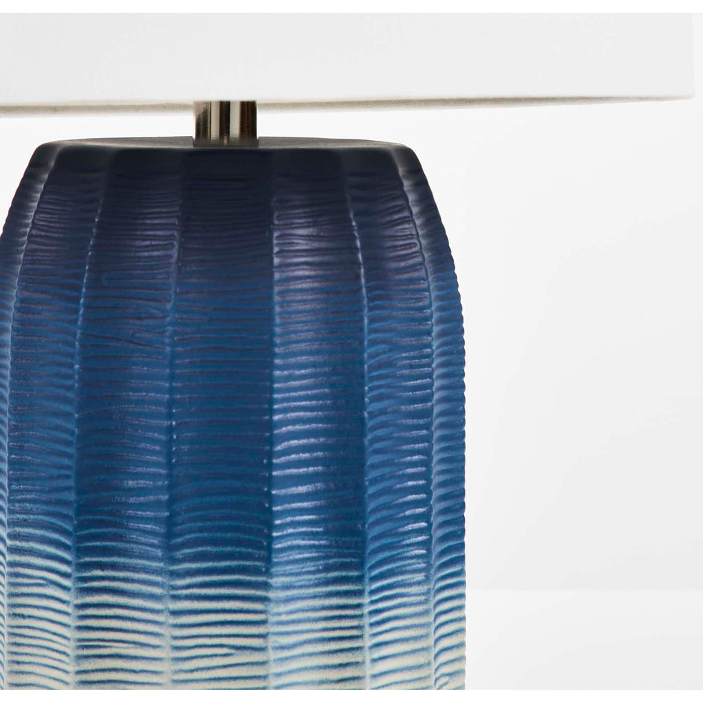 Adley Table Lamp  | Safavieh - TBL2001 - Blue/White