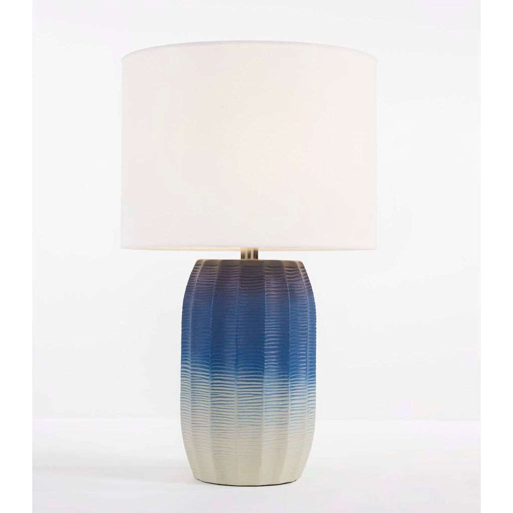 Adley Table Lamp  | Safavieh - TBL2001 - Blue/White