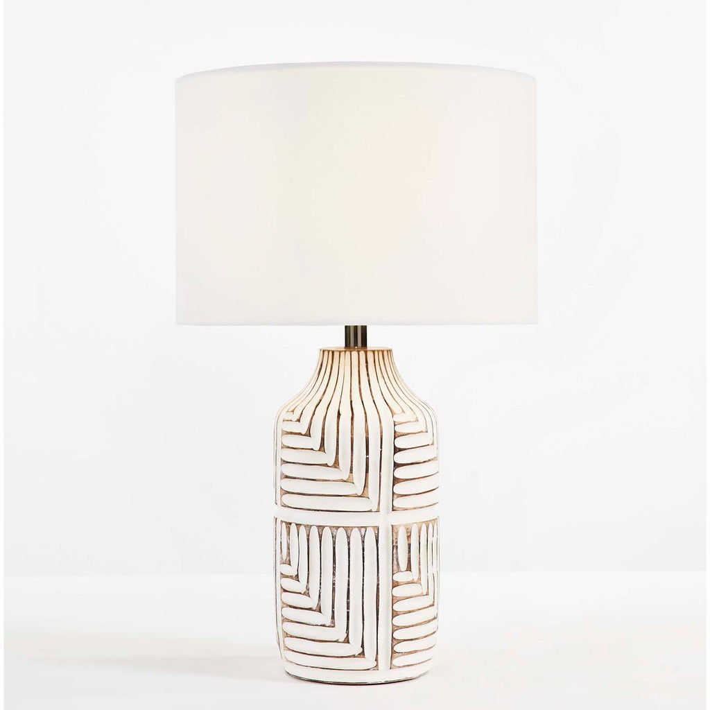 Dione Table Lamp  | Safavieh - TBL2006 - Ivory