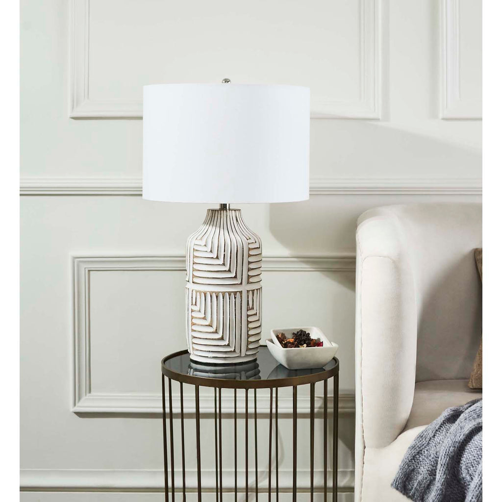 Dione Table Lamp  | Safavieh - TBL2006 - Ivory