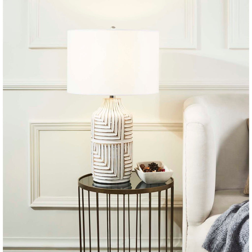 Dione Table Lamp  | Safavieh - TBL2006 - Ivory