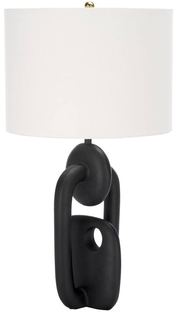 Syrah 25.5 Inch Table Lamp  | Safavieh - TBL2010 - Black