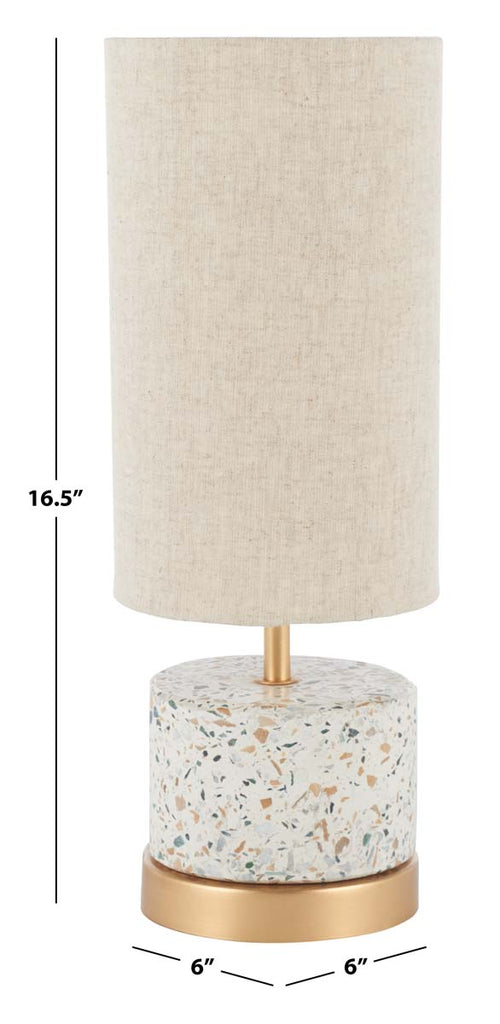 Laszlo Table Lamp  | Safavieh - TBL3000 - Natural/Gold