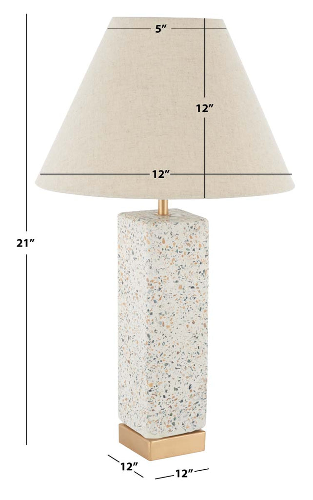 Jannise Table Lamp  | Safavieh - TBL3002 - Natural/Gold