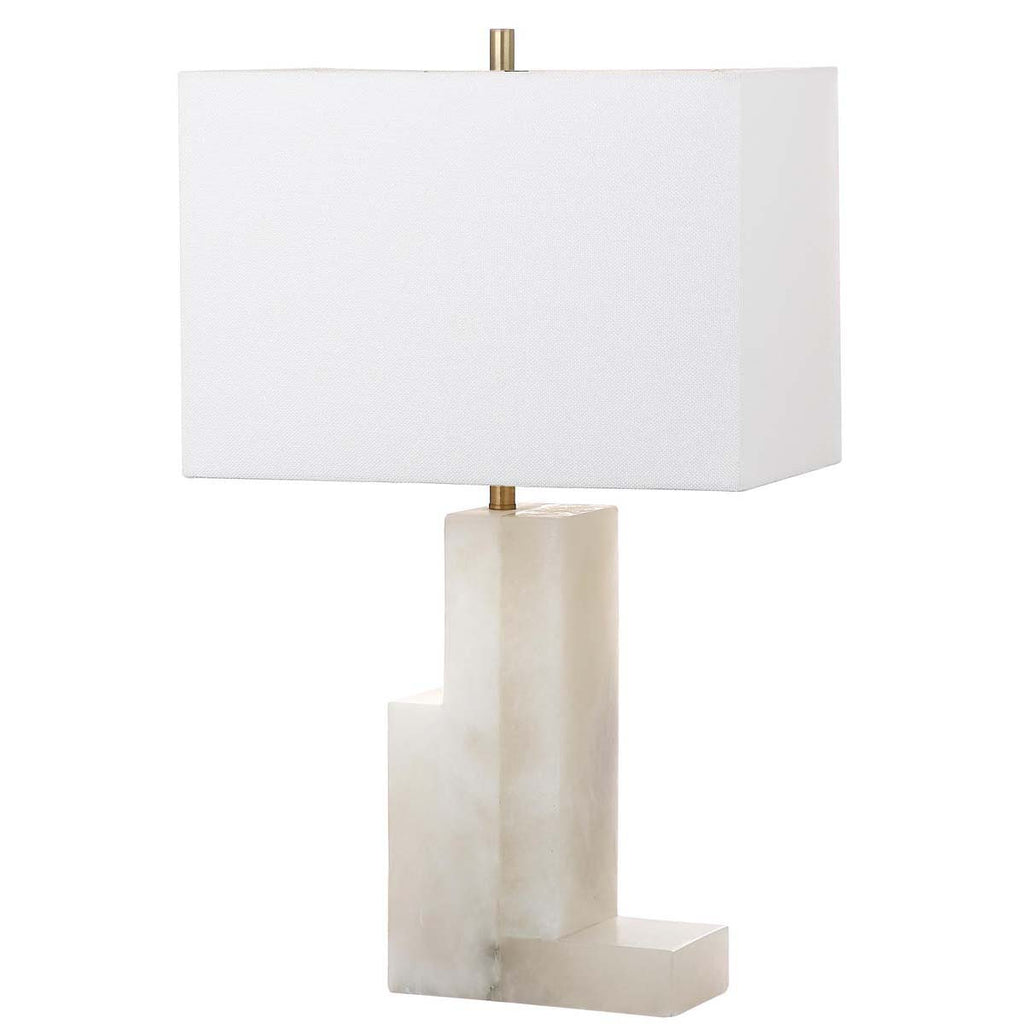 Safavieh Cora Alabaster 27.75 Inch H Table Lamp -White