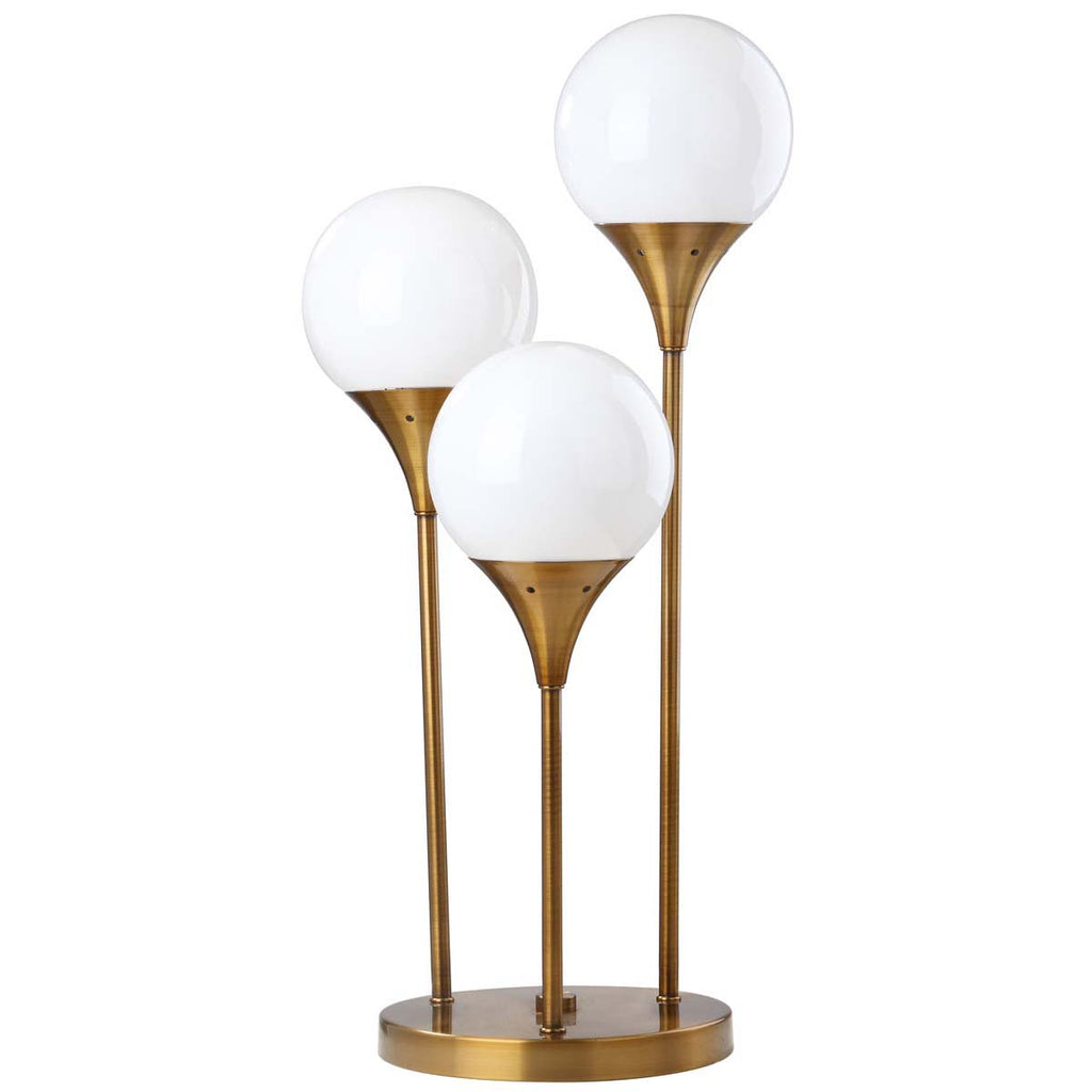 Safavieh Marzio 25.2 Inch H Table Lamp-Brass Gold