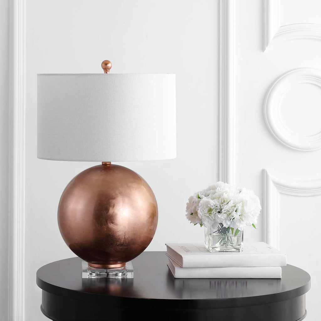 Safavieh Jenoa 26 Inch H Table Lamp-Copper