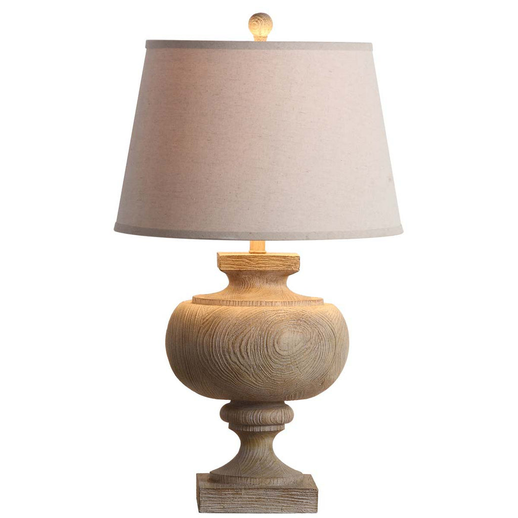 Safavieh Prescott 31 Inch Wood Table Lamp-Wood Finish