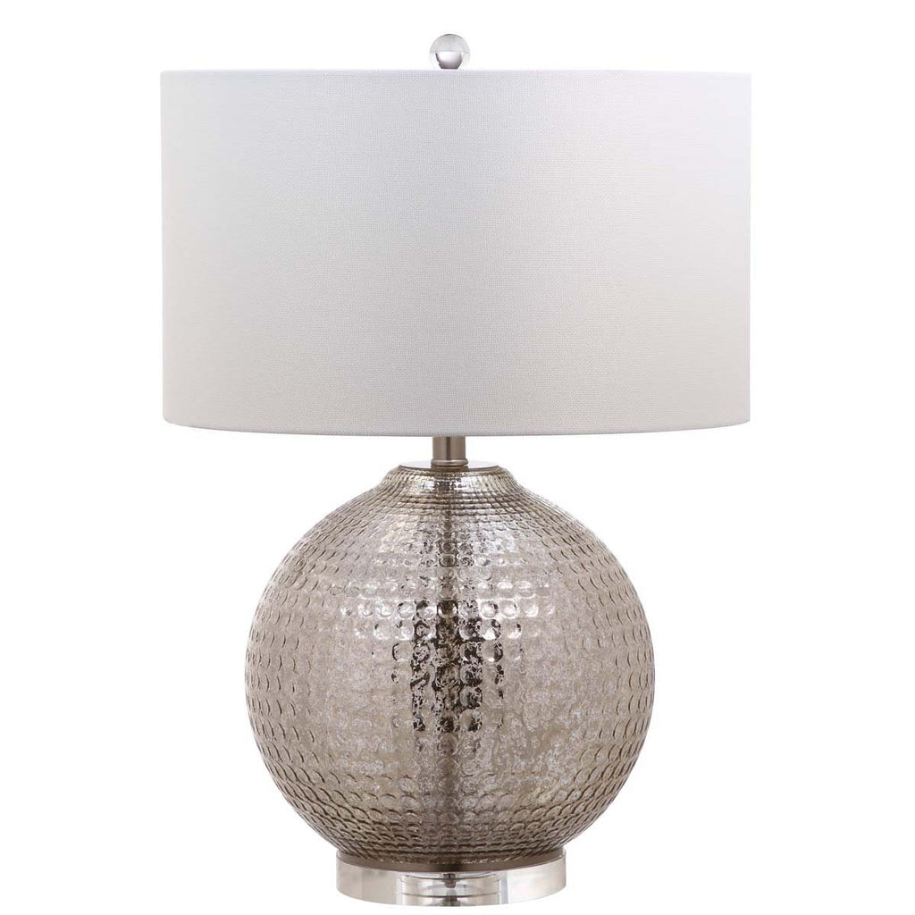 Safavieh Adalius Glass Table Lamp-Mercury