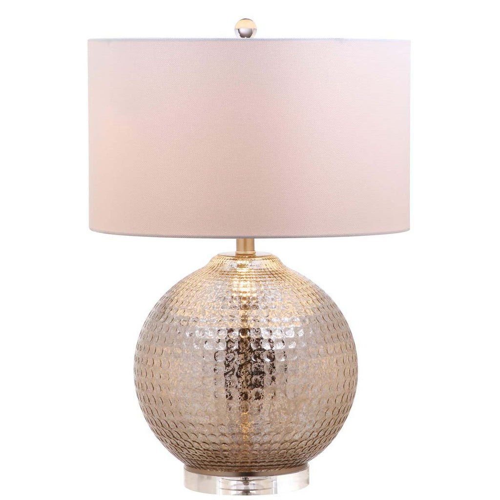 Safavieh Adalius Glass Table Lamp-Mercury