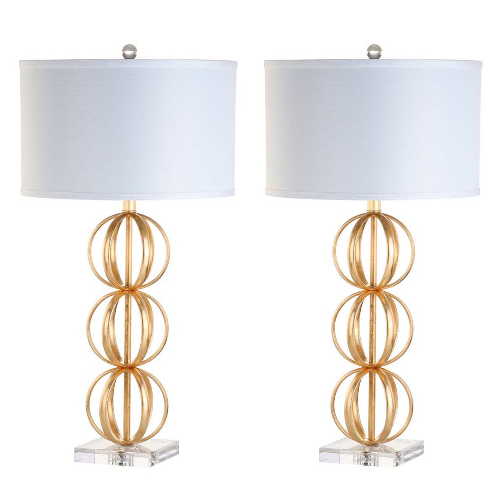 Safavieh Annistyn Table Lamp-Brass Gold (Set of 2)