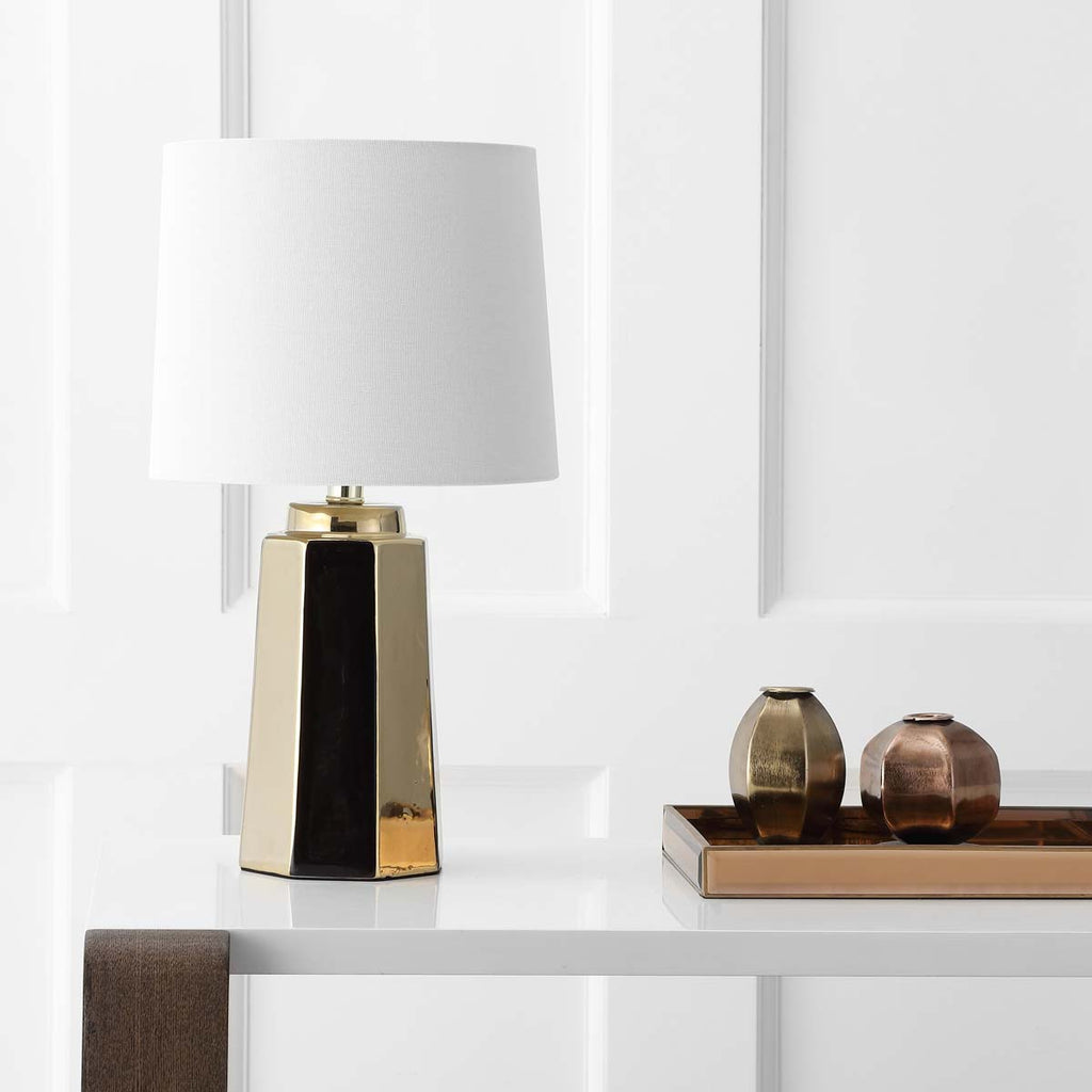 Safavieh Parlon Table Lamp-Plated Gold