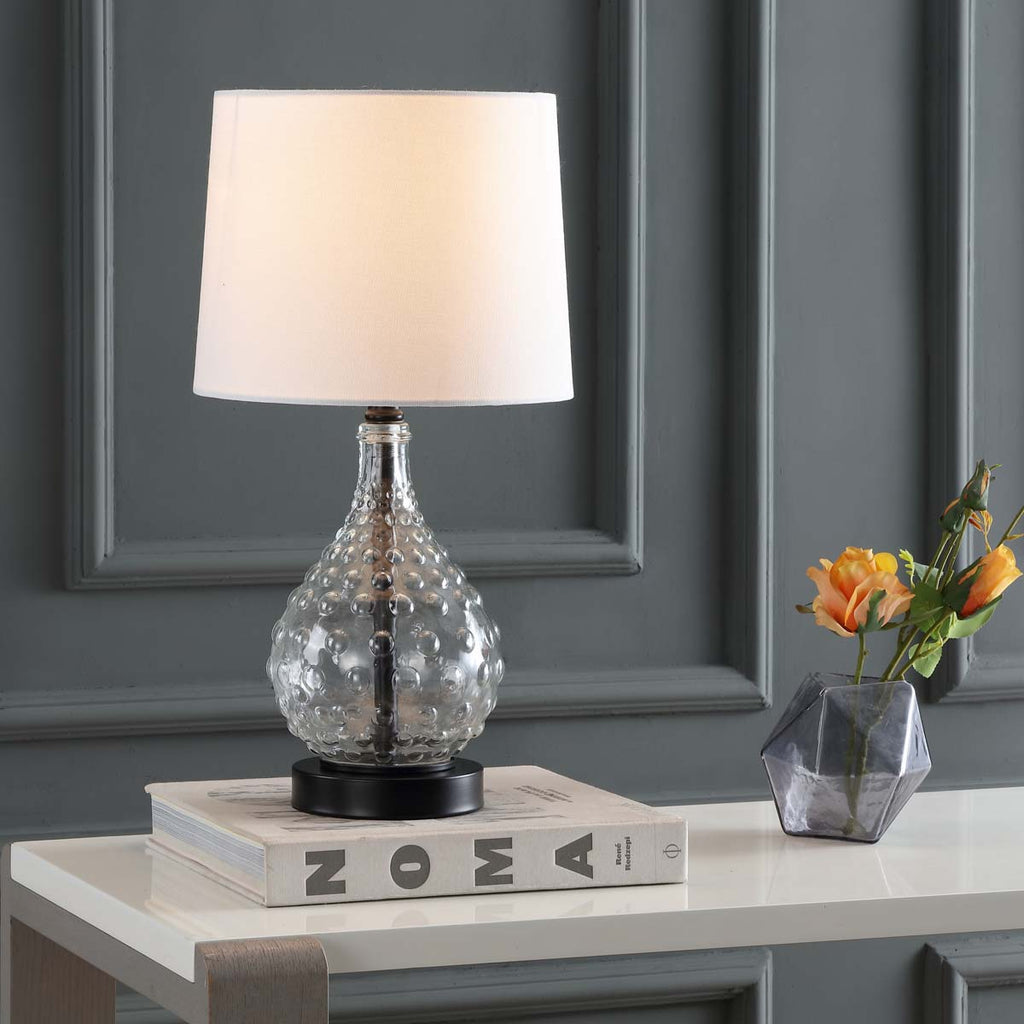 Safavieh Targari Table Lamp-Black/Clear